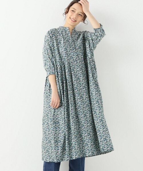 リバティフラワー ampleプルワンピース リバティフラワー ampleプルワンピース（ワンピース）｜journal