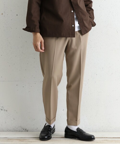 URBAN RESEARCH DOORS（アーバンリサーチドアーズ）の「ツイルストレッチトラウザー（パンツ・メンズ・Greige/Black・38/40）」の3枚目の写真