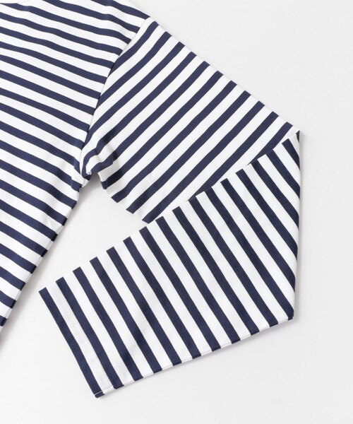 FORK&SPOON(フォークアンドスプーン)の「FORK&SPOON ボーダーロングスリーブTシャツ(トップス・メンズ・OFFxNVY/OFFxGRY・4/5)」の9枚目の写真
