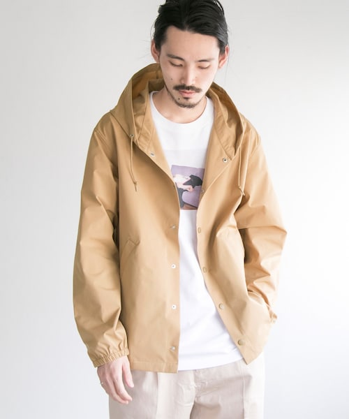 URBAN RESEARCH（アーバンリサーチ）の「move fitフーディーコーチジャケット（ジャケット/アウター・メンズ・NAVY/CCL/BLACK/BEIGE・M/L）」の2枚目の写真