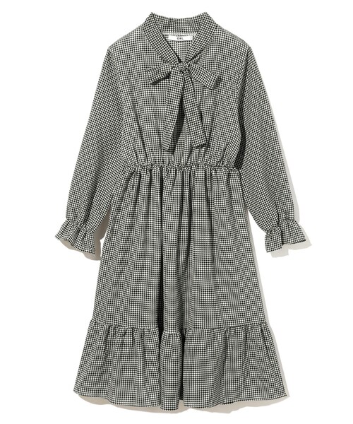 Grl グレイル の チェックボウタイフリルワンピース ワンピース Wear