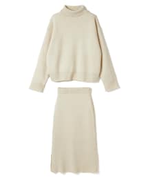 GRL | タートルニットトップス×スカートセットアップ(ニット/セーター)