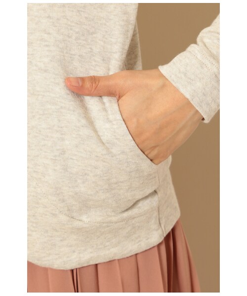 MERVEILLE H.（メルベイユアッシュ）の「コットン接結ショールカラージャケット（ジャケット/アウター・レディース・Lグレー/グレー/Dベージュ/黒・FREE）」の9枚目の写真