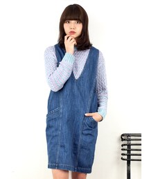 w closet | 10ozスラブデニムジャンパースカート(その他)