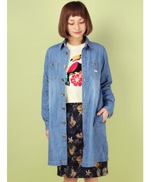 w closet | 6ozデニム長袖シャツワンピース(ワンピース/ドレス)