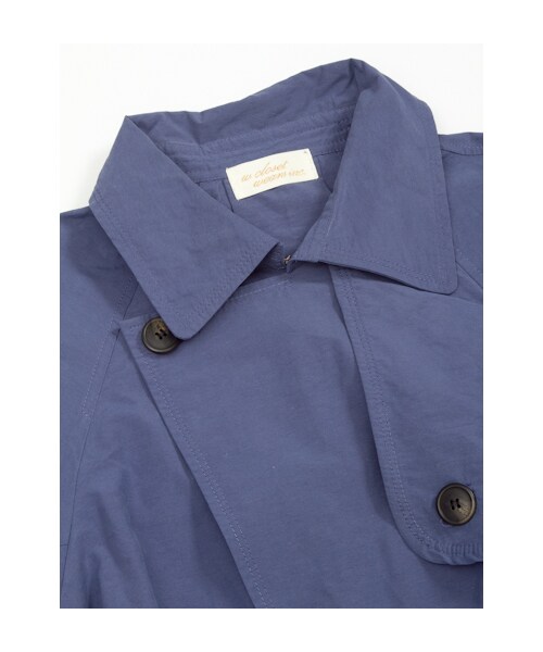 w closet（ダブルクローゼット）の「グログラントレンチコート（トップス・レディース・ベージュ/ネイビー・FREE）」の4枚目の写真