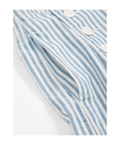 w closet（ダブルクローゼット）の「8ozヒッコリーマリンパンツ（パンツ・レディース・ブルー・FREE）」の8枚目の写真