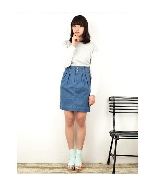 w closet（ダブルクローゼット）の「裏毛×袖レースクルーネックプルオーバー（トップス・レディース・オフホワイト/ミント/グレー・FREE）」の10枚目の写真