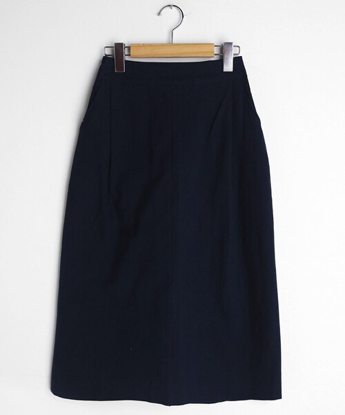 DHOLIC（ディーホリック）の「Aラインコットンロングスカート（スカート・レディース・ホワイト/ブラック・FREE）」の2枚目の写真