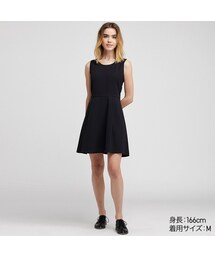UNIQLO（ユニクロ）の「ドレープミニワンピース（ノースリーブ