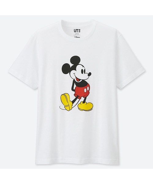 UNIQLO（ユニクロ）の「ミッキースタンズグラフィックT（半袖）（Tシャツ/カットソー・メンズ・BLACK 09/WHITE 00・M/XXL/4XL/XL/XS/S/L/3XL）」の2枚目の写真