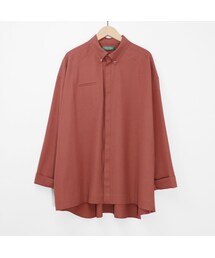 ohta | ohta red wide shirts st-23R(シャツ/ブラウス)