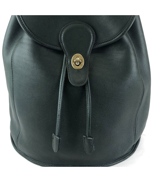 coach vintage オールドコーチ リュック レザー グリーン STORES.jp（ストアーズドットジェーピー）の「COACH コーチ