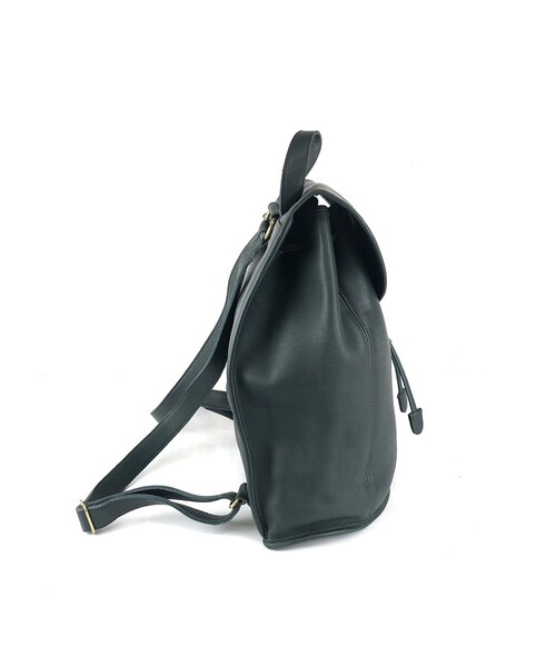 coach vintage オールドコーチ リュック レザー グリーン Z622【希少色】Vintage Coach／オールドコーチ リュック