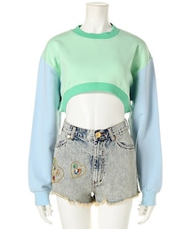 FIG&VIPER | バイカラーショートTOP(トップス)