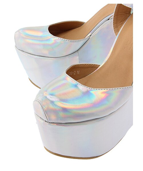 FIG&VIPER（フィグアンドバイパー）の「オーロラウェッジソール（シューズ・レディース・シルバー・M/L）」の3枚目の写真