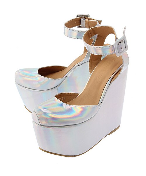 FIG&VIPER（フィグアンドバイパー）の「オーロラウェッジソール（シューズ・レディース・シルバー・M/L）」の5枚目の写真