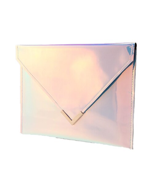 FIG&VIPER（フィグアンドバイパー）の「レインボークラッチ（バッグ・レディース・グリーン/ピンク・FREE）」の2枚目の写真