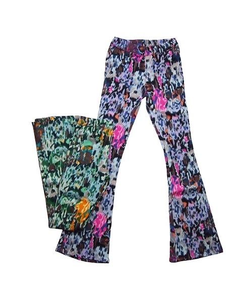 AIC.（エーアイシー）の「フレアー・スケッチプリント・パンツ（その他・レディース・pink/green・M/S）」の3枚目の写真