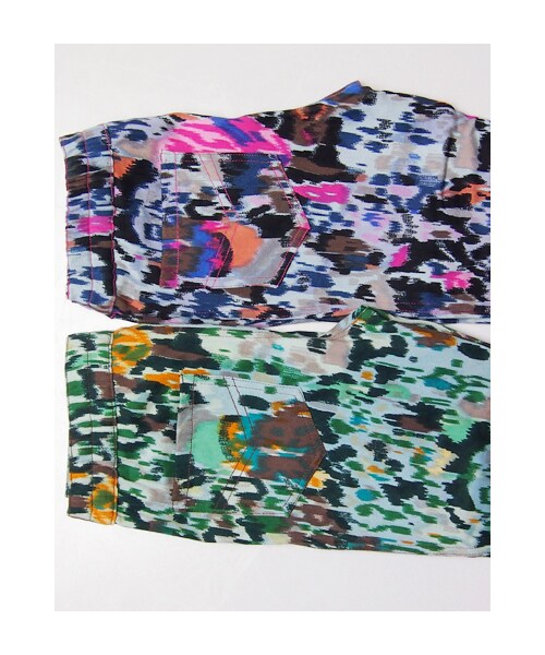 AIC.（エーアイシー）の「フレアー・スケッチプリント・パンツ（その他・レディース・pink/green・M/S）」の4枚目の写真