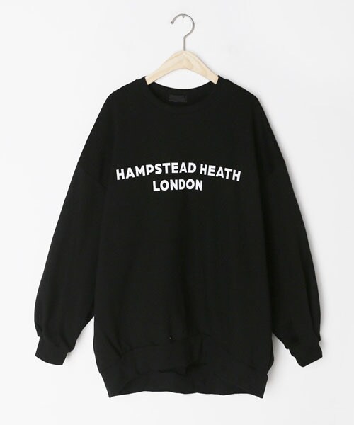 DHOLIC（ディーホリック）の「レタリングルーズスウェット（スウェット・レディース・パープル/ホワイト/ブラック/イエロー・FREE）」の3枚目の写真