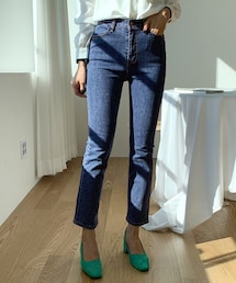 DHOLIC | ストレートハイウエストデニムパンツ(デニムパンツ)