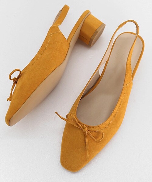 DHOLIC(ディーホリック)の「リボンスリングバックシューズ(その他シューズ・レディース・ブラック/ベージュ/グリーン/その他/イエロー/ピンク・225/230/235/240/245/250)」の4枚目の写真