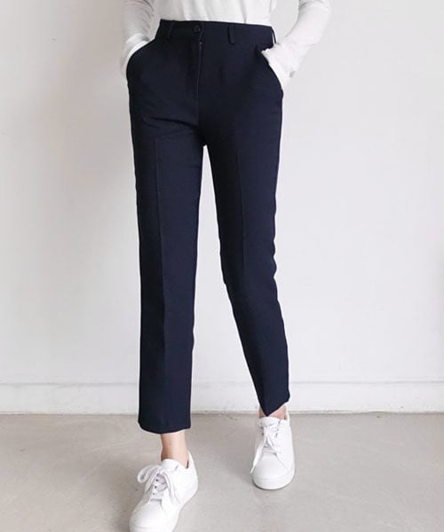 DHOLIC（ディーホリック）の「スリムスラックスパンツ（スラックス・レディース・ピンク/ブルー/グリーン/その他/ブラック・S/M/L）」の5枚目の写真