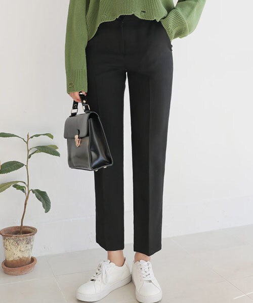 DHOLIC（ディーホリック）の「スリムスラックスパンツ（スラックス・レディース・ピンク/ブルー/グリーン/その他/ブラック・S/M/L）」の2枚目の写真