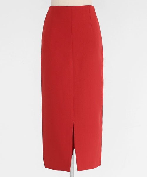 DHOLIC（ディーホリック）の「スリットHラインロングスカート（スカート・レディース・ホワイト/ブラック/ブルー/レッド・S/M/L）」の4枚目の写真