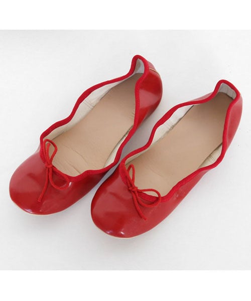 DHOLIC（ディーホリック）の「ラウンドトゥリボンシューズ（バレエシューズ・レディース・ゴールド/シルバー/ホワイト/レッド/ブラック/ブルー・230/235/240/245/250）」の5枚目の写真