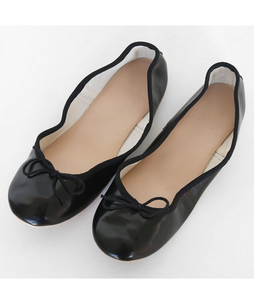 DHOLIC（ディーホリック）の「ラウンドトゥリボンシューズ（バレエシューズ・レディース・ゴールド/シルバー/ホワイト/レッド/ブラック/ブルー・230/235/240/245/250）」の3枚目の写真