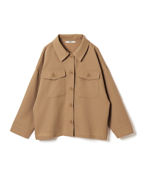 GRL（グレイル）の「ステンカラージャケット（その他アウター・レディース・グレージュ/ベージュ/カーキ・F/Ｆ）」の2枚目の写真