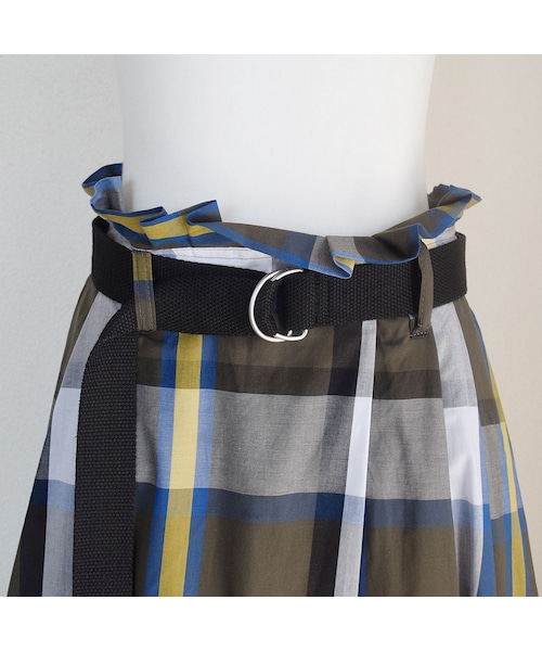 no brand（ノーブランド）の「チェックフレアロングSK（スカート・レディース・その他）」の10枚目の写真