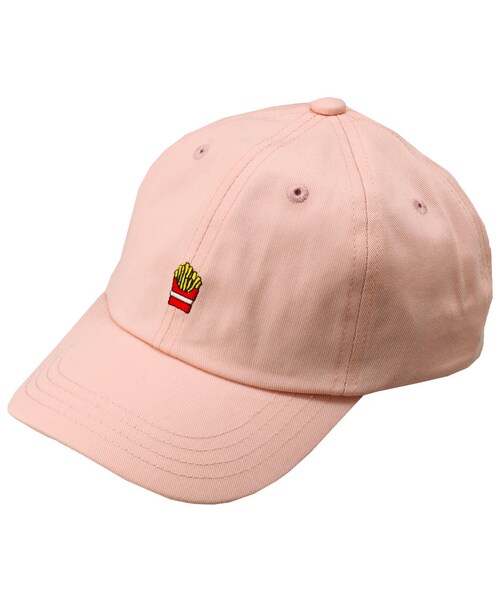 BRANSHES（ブランシェス）の「刺繍モチーフキャップ（キャップ・キッズ・イエロー/サックス/ピンク/ラベンダー/カーキ・S～L）」の5枚目の写真