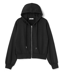 GRL | 裏毛ショート丈ジップパーカー(パーカー)