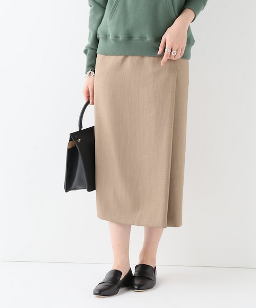 JOURNAL STANDARD（ジャーナルスタンダード）の「リネンライクベルテッドスカート（スカート・ブラック/36/38）」の2枚目の写真