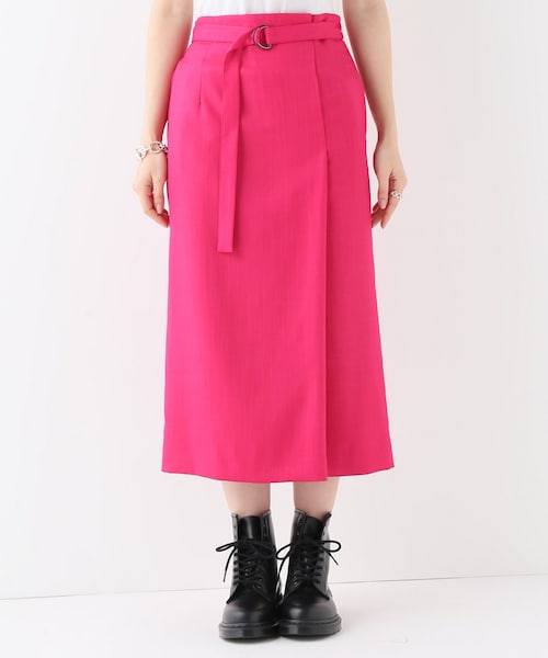 JOURNAL STANDARD（ジャーナルスタンダード）の「リネンライクベルテッドスカート（スカート・ブラック/36/38）」の10枚目の写真