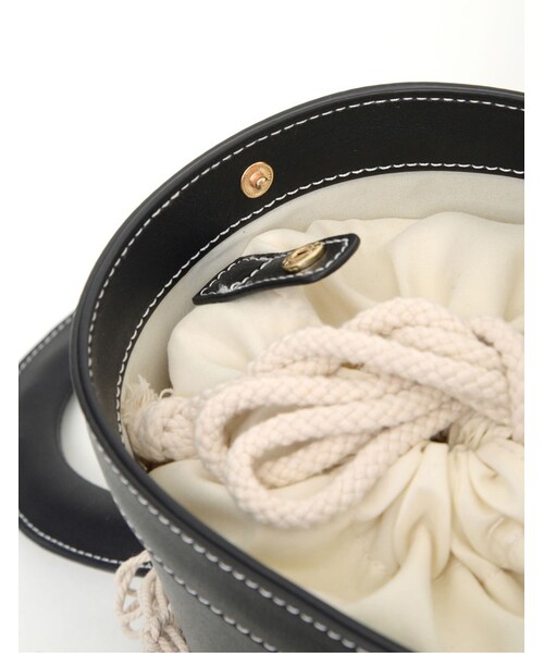 Re:EDIT（リエディ）の「【先行予約受注】フィッシュネットバケツバッグ（バッグ・レディース・ブラック/ホワイト/キャメル・フリーサイズ）」の9枚目の写真