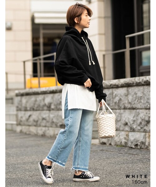 Re:EDIT（リエディ）の「【先行予約受注】フィッシュネットバケツバッグ（バッグ・レディース・ブラック/ホワイト/キャメル・フリーサイズ）」の5枚目の写真