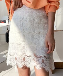 DHOLIC | レースミニマルスカート(スカート)