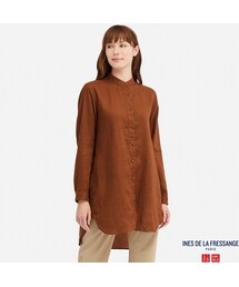 UNIQLO | リネンチュニック(長袖)(シャツ/ブラウス)