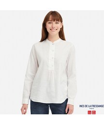 UNIQLO | リネンコットンシャツ（長袖）(シャツ/ブラウス)