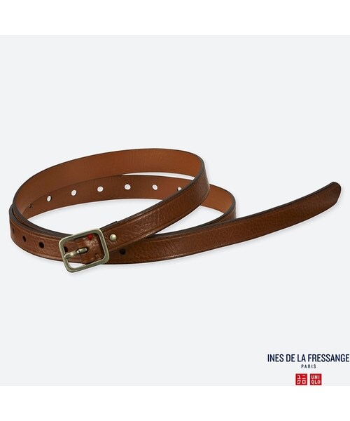 UNIQLO（ユニクロ）の「スキニーロングベルト（ベルト・レディース・RED 17/BROWN 34/DARK BROWN 38/BLACK 09・フリー）」の3枚目の写真