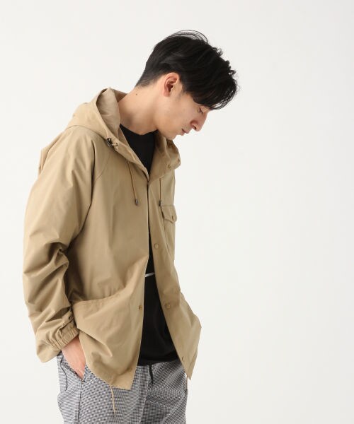 RAGEBLUE（レイジブルー）の「フードコーチジャケット（ジャケット/アウター・ブラック/ベージュ/ネイビー）」の9枚目の写真