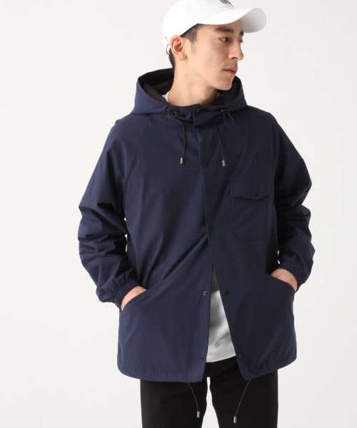 RAGEBLUE（レイジブルー）の「フードコーチジャケット（ジャケット/アウター・ブラック/ベージュ/ネイビー）」の3枚目の写真