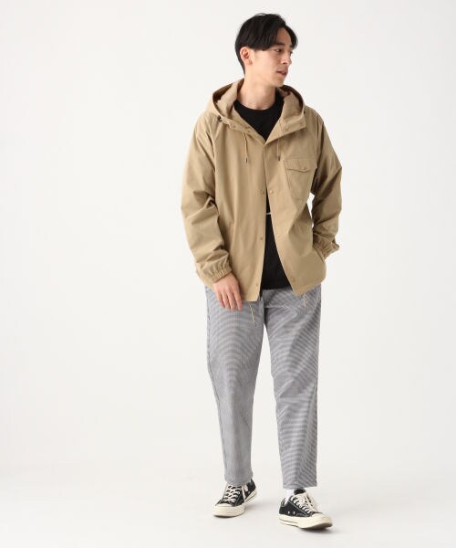 RAGEBLUE（レイジブルー）の「フードコーチジャケット（ジャケット/アウター・ブラック/ベージュ/ネイビー）」の6枚目の写真