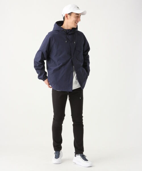 RAGEBLUE（レイジブルー）の「フードコーチジャケット（ジャケット/アウター・ブラック/ベージュ/ネイビー）」の5枚目の写真