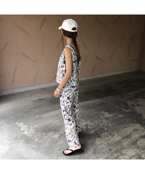 copine（コピン）の「【スペシャルプライス！定価3190円→1430円】大人気シリーズ！花柄キャミソール&ワイドパンツセットアップ【クリックポスト対象商品】（その他パンツ・レディース・その他）」の11枚目の写真
