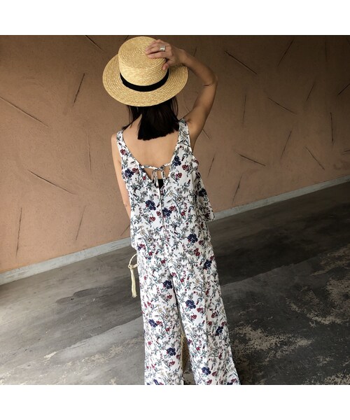 copine（コピン）の「【スペシャルプライス！定価3190円→1430円】大人気シリーズ！花柄キャミソール&ワイドパンツセットアップ【クリックポスト対象商品】（その他パンツ・レディース・その他）」の8枚目の写真